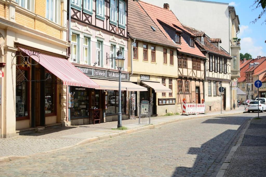 Schoene Ferienwohnung Mit Zwei Schlafzimmern Quedlinburg Exteriör bild