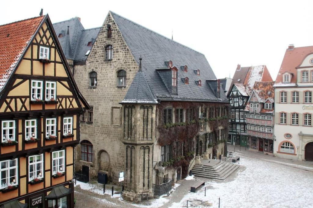 Schoene Ferienwohnung Mit Zwei Schlafzimmern Quedlinburg Exteriör bild